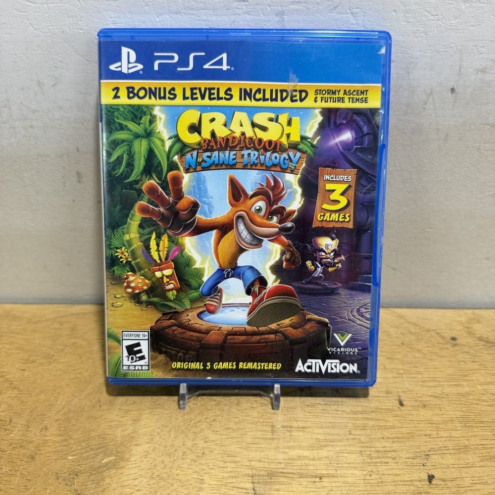 Crash Bandicoot N. Sane Trilogy - Sony PlayStation 4 CIB PS4 Complete Tested
